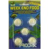 Prodac Weekend Food 5 COMPRESSE da 21 GR mangime Vacanze FINE Settimana  pesci acqua dolce