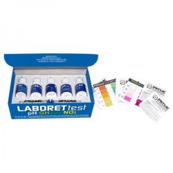 Prodac Test Laboret - Test 4 in 1 per il Controllo di PH - GH - KH -NO2 in Acqua Dolce e Marina