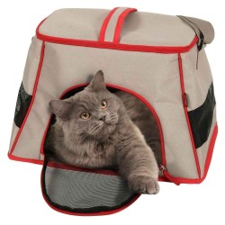 Zolux Borsa da trasporto per gatto Happy cat taupe 2 in uno