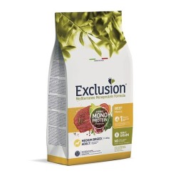 Exclusion Mediterraneo Monoprotein Adult Medium Breed con Manzo 3 kg