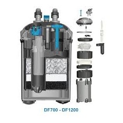 Prodac filtro esterno con lampada UV DF700 per acquari da 100  a 200