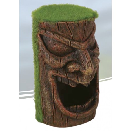 ZOLUX TESTA TOTEM KIPOUSS DECORAZIONE ACQUARIO CON ERBA VERA. CRESCE IN ACQUA!