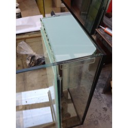Vasca Acquario Artigianale Professionale  IN TOTAL VETRO EXTRA CHIARO -  110x50x50H - 275LT (solo vasca)