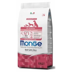 Monge Natural Superpremium All Breeds Puppy & Junior Monoprotein Manzo e Riso 2.5 kg