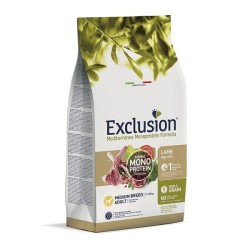 Exclusion Mediterraneo Monoprotein Adult Medium Breed con Agnello 12 kg.