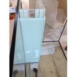 Vasca Acquario Artigianale Professionale  IN TOTAL VETRO EXTRA CHIARO -  110X70X60H - 462LT (con supporto)