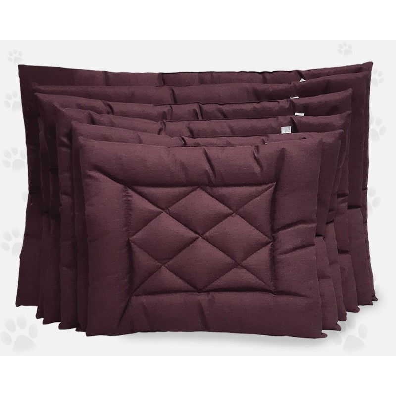 Nasonero tappeto trapuntato cm 62x53x4 h cm colore sawana vinaccia