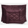 Nasonero tappeto trapuntato cm 62x53x4 h cm colore sawana vinaccia