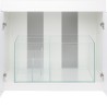 AQPet Kit Acquario Kubic 90 nero laccato con supporto vetro extrachiaro accessoriato di tutta la tecnica