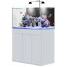 AQPet Kit Acquario Kubic 120 bianco laccato lucido ccon supporto vetro extrachiaro accessoriato di tutta la tecnica