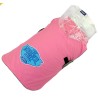 Dobez Cappottino Impermeabile con cappuccio trasparente taglia 6XL rosa