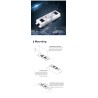 Plafoniera led dimmerabile MIRAGE X 150 - 135W con Wi FI control - cm 41x22x4h