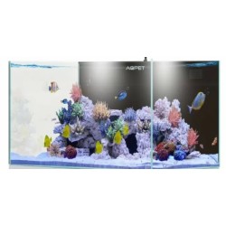 Vasca AQPet Acqua 90 Reef in total vetro extrachiaro 90x50x50h