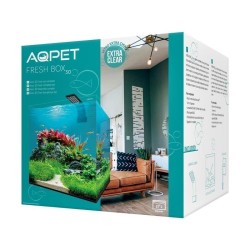 Aqpet Kubic Box 30 Acquario Completo Acqua Dolce 30x30x30h