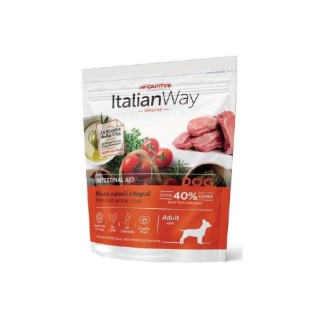 Italian Way Mini Sensitive Intestinal Maiale e Piselli Integrali 8 kg
