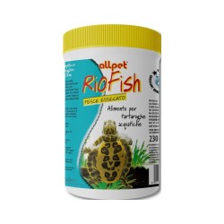 AllPet mangime RioFish  pesce essiccato per tartarughe acquatiche gr.230g/1 litro