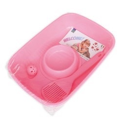 Gerplast Lettiera con paletta ciotola pallina gioco per gatti 37x27x8,5cm