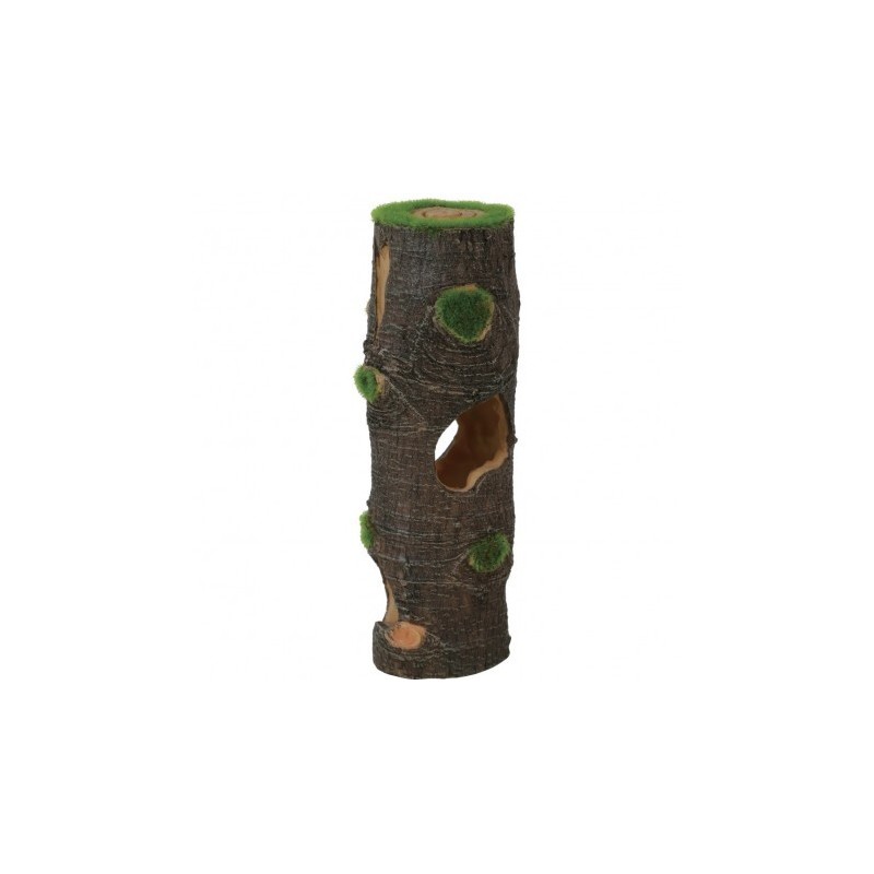 ZOLUX  TRONCO KIPOUSS GRANDE  6,7X6,2X19 CM  DECORAZIONE ARTIFICIALE RIVESTITA DI SEMI