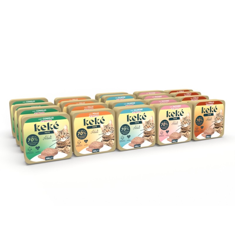 Giuntini Keke' pate' adulti per gatti pollo 100 gr