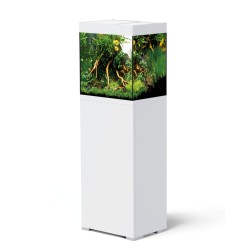 Oase Acquario StyleLine 85 Set bianco con supporto