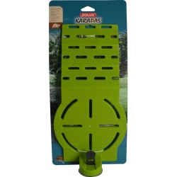 Zolux spiaggia piattaforma karapas verde  L 33,5 x p 17 x h 14 cm