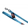 Pet Nova  Guinzaglio in nylon con maniglia sottopelo in NEOPRENE COMFORT taglia XL - 2,5cm (120cm), azzurro.