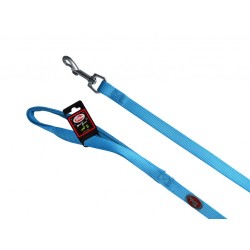 Pet Nova Guinzaglio in nylon con maniglia sottopelo in neoprene NEOPRENE COMFORT taglia S - 1,5 cm (120 cm), azzurro.