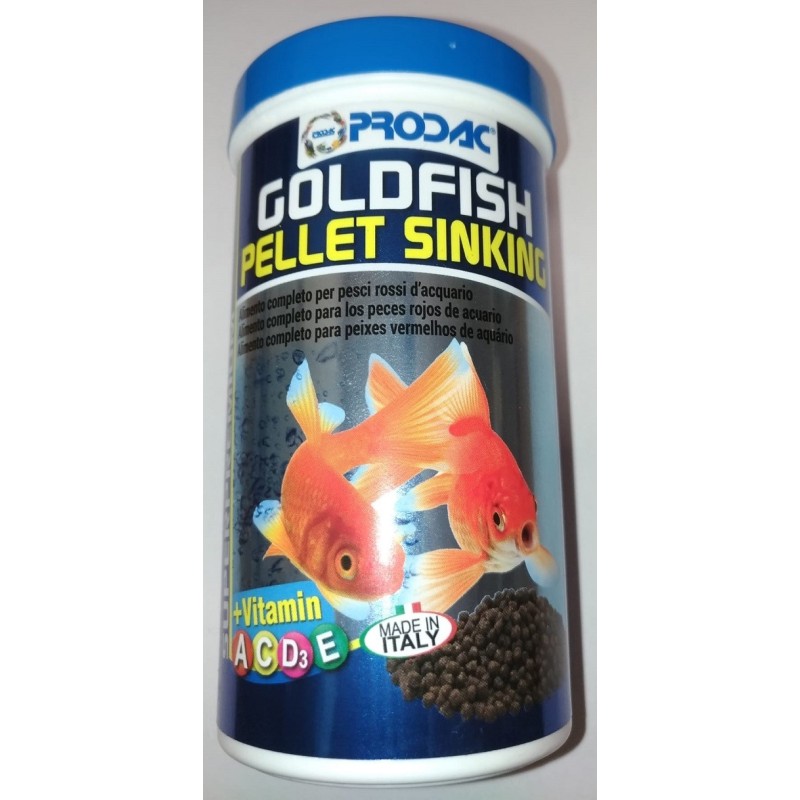 Prodac mangime per pesci rossi in granuli affondanti 150 gr/250ml