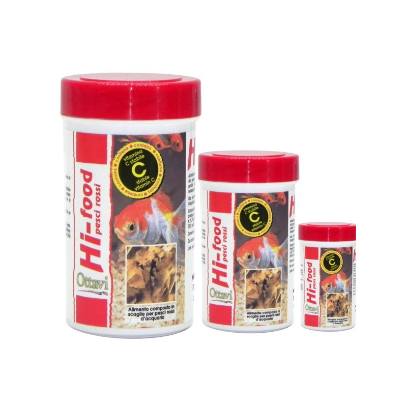 Ottavi Hi-Food pesci rossi in scaglie 1000 ml/200 gr