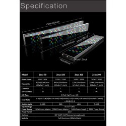 Zeus 150cm Plafoniera Led