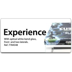 Blau Open Reef 91 Bianco con Supporto **Vetro Extra Chiaro**