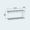 Juwel Acquario Rio 350 Bianco con Supporto (Nuovo Modello con Illuminazione Led)