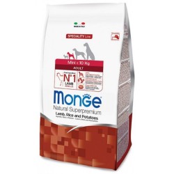 MONGE CANE MINI ADULT AGNELLO RISO E PATATE gr.800